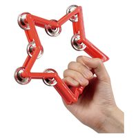 アーテック 星形タンバリン 赤 14855 1個