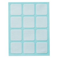 シヤチハタ マスクに貼るコットンシール 無地 20×20mm 48枚入 TRUN-SHUNP0967 1枚