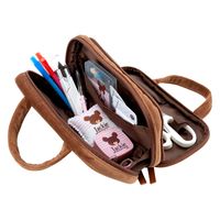 ミササ くまのがっこう Wファスナーバッグ No.1793 MIS1793 1個