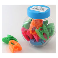 日本紐釦貿易 ボビンクランプ 20個入 マルチカラー NI-02423-5　3袋（直送品）