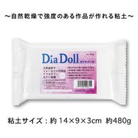日本教材製作所 日本教材 紙粘土 Dia Doll ダイヤドール 約480g NKZ0831 1セット(5パック)