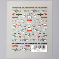 イングカワモト レジンクラブ ホホジロザメ SHARK UVレジン用シールパーツ RC-GWS-101 1セット(3枚セット)（直送品）