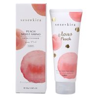【アウトレット】sesekira（セセキラ） モイストアミノフェイシャルクレンザー 100g 2個 スワン　弱酸性　アミノ酸系　ピーチの香り