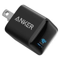 Anker USB充電器 20W USB Type-C 1ポート AC充電器 超小型 PowerPort III ブラック 1個
