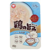 朝市場 猫用 鶏の旨みスープ しらす 60g 24袋 F&Bell キャットフード パウチ