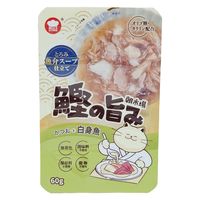 朝市場 猫用 鰹の旨みスープ 白身魚 60g 24袋 F&Bell キャットフード パウチ