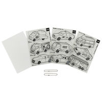 【アウトレット】【在庫処分品】トミカでつくる！プラバンセット まちののりもの 1セット