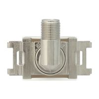 イチネンTASCO 入力端子360°可動型 F型コンパクトユニット(テレビ端子) TA877RD-70P 1個 64-0824-35（直送品）