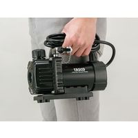 イチネンTASCO オイル逆流防止弁付 ウルトラミニシングルテージ真空ポンプ TA150SVC-B 1セット 64-0808-14（直送品）