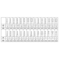 ファーステック ダイヤモンドバー FT-BMS30 1セット 63-1407-23（直送品）