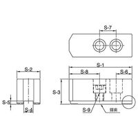 ファーステック パワーチャック用生爪 FT-SJ24 1セット 63-1410-28（直送品）