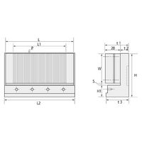 ファーステック 垂直型永磁チャック FT-MW307S 1台 63-1410-44（直送品）