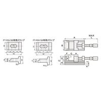 ファーステック 精密油圧バイス FT-PGV125 1台 63-1405-30（直送品）