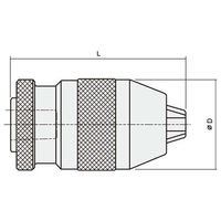 ファーステック キーレスドリルチャック FT-LD13J6 1台 63-1408-70（直送品）