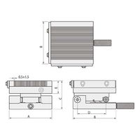 ファーステック FTーMSPSA型 永磁サインバーチャック FT-MSP66SA 1台 63-1410-77（直送品）