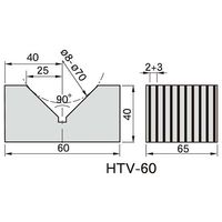 ファーステック FTーHT型 インダクションブロック FT-HTV-60 1組 63-1410-87（直送品）