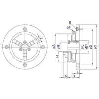 ファーステック 精密測定用レバーチャック FT-SE04ST 1台 63-1408-95（直送品）