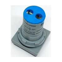 共立電子産業 DC4ー100V LEDデジタル電圧計 角型 青 65-9620-75 1個（直送品）