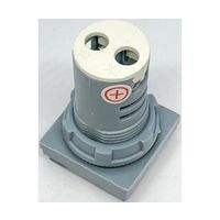 共立電子産業 DC4ー100V LEDデジタル電圧計 角型 白 65-9620-78 1個（直送品）