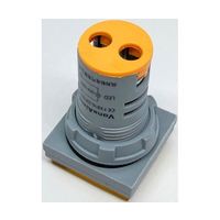 共立電子産業 DC4ー100V LEDデジタル電圧計 角型 黄 65-9620-79 1個（直送品）