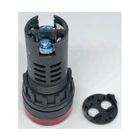 共立電子産業 ブザー内蔵LED表示灯 ACDC24V 赤 65-9622-16 1個（直送品）