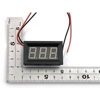 共立電子産業 7セグLED 電圧計モジュール 青 65-9620-86 1個（直送品）