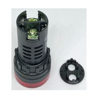 共立電子産業 ブザー内蔵LED表示灯 ACDC12V 赤 65-9622-17 1個（直送品）