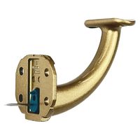 和気産業 室内手すり用金具 壁受 ゴールド 32・35mm兼用 UB-11G 1セット(6個)（直送品）