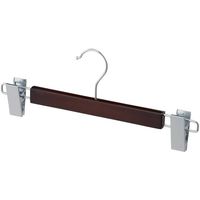 アズワン 木製ハンガー ボトム用 外型クリップ付き ブラウン 100本 65-9345-23 1セット(100本)（直送品）