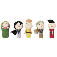 【アウトレット】【在庫処分品】ゆびにんぎょう/ かぐやひめ 1セット