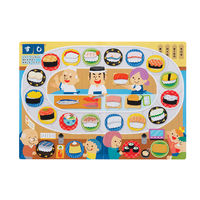 【アウトレット】【在庫処分品】マグネットでぺったんこ おすしやさん 1個