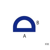 コクゴ ネオロン甲丸管 16mm×9mm 1m巻 107-8170303 1巻 62-9841-21（直送品）