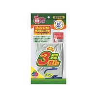 富士グローブ 豚皮アテ付 3双組3ー233 L 1セット(3双) 62-3954-73（直送品）