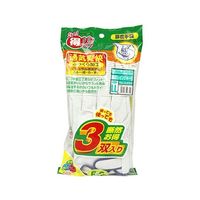 富士グローブ 豚アテ付3双組3ー233 LL 1セット(3双) 62-3954-85（直送品）