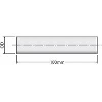 三ツ星ベルト タイミングプーリ MXL形 棒状タイプ P50MXL100 1個（直送品）