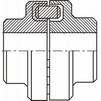 三ツ星ベルト チャンカップリング ノーメックスシリーズ Eタイプ E168 1個（直送品）