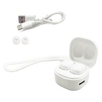 エアージェイ Bluetoothワイヤレスイヤホン COLON WH ABT-AP9 1組