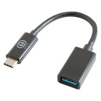 GOPPA 変換ケーブルType-C⇔USB GP-CPARCH/B 1個（直送品）
