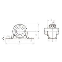 旭精工 鋼板製インサート軸受ユニット BPP7 1セット(6個入)（直送品）