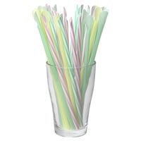 スプーン ストロー 先端がスプーンタイプ 1パック（30本入） 環境にやさしい植物由来原料配合 ストリックスデザイン