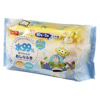 ウェットティッシュ ディズニー 水99.9％ おしりふき トイ・ストーリー（80枚×3コパック）2パック レック