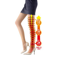 SLIMWALK（スリムウォーク） メディカルリンパストッキング おそと用 ピュアベージュ M～L 1セット（2個） ピップ