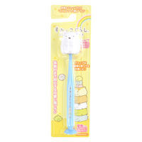 すみっコぐらし ハブラシ マスコット付き吸盤歯ブラシ しろくま 1本 ユーカンパニー 歯ブラシ（子供用）