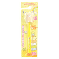 すみっコぐらし ハブラシ マスコット付き吸盤歯ブラシ ねこ 1本 ユーカンパニー 歯ブラシ（子供用）