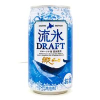 クラフトビール 地ビール 北海道 網走ビール 流氷ドラフト350ml 缶 1箱（24本）