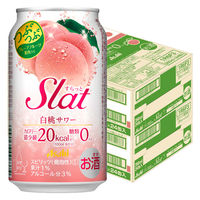 チューハイ 酎ハイ アサヒ Slat（すらっと）白桃サワー 350ml 缶 2箱（48本）