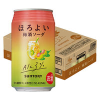 チューハイ　ほろよい　梅酒ソーダ　350ml　１ケース(24本)　缶チューハイ　サワー