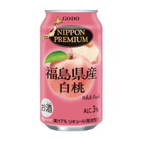 チューハイ 合同酒精 ニッポンプレミアム 福島県産白桃 缶 350ml 6本