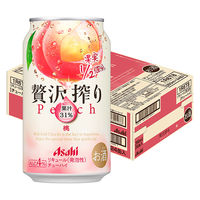 チューハイ 酎ハイ アサヒ 贅沢搾り 桃 350ml 缶 1箱（24本）