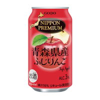 チューハイ 合同酒精 ニッポンプレミアム 青森県産 ふじりんご 缶 350ml 2箱（48本）